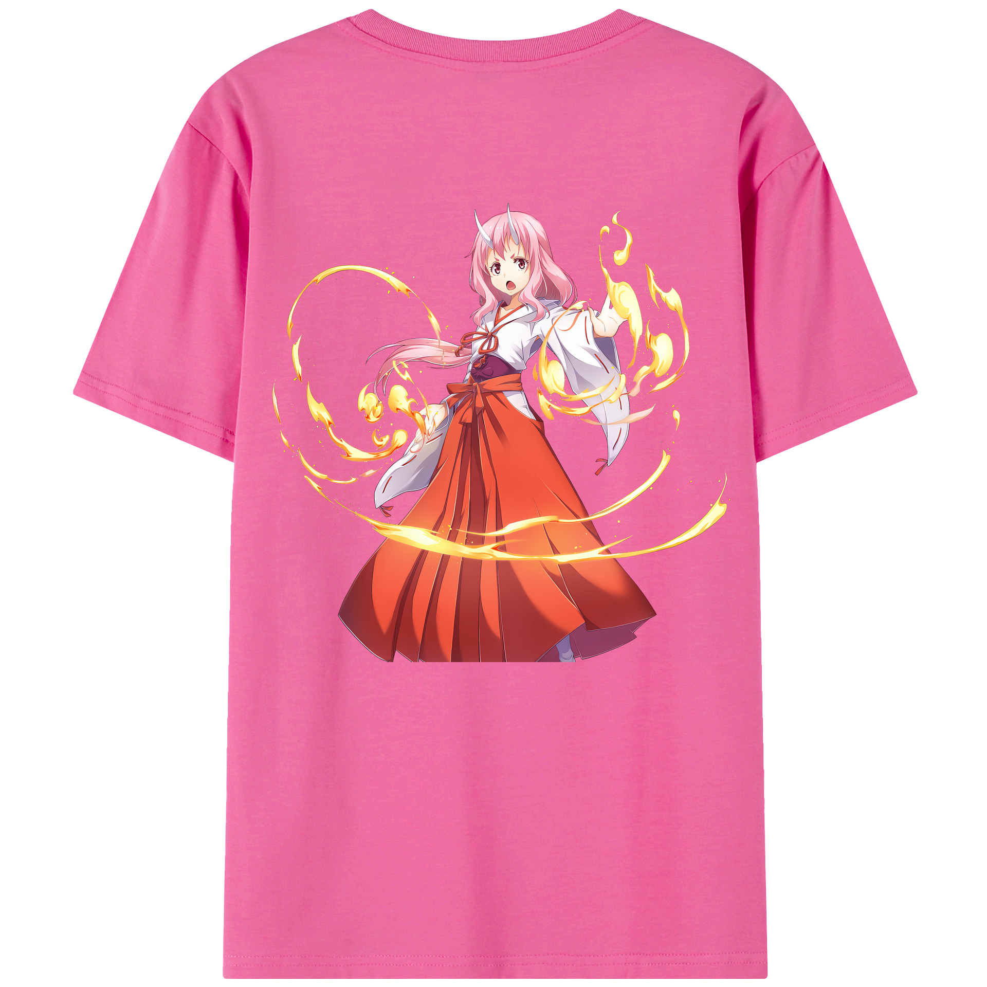 （画像用） 転スラ Regarding Reincarnated to Slime レディース半袖Tシャツ(バックプリント)